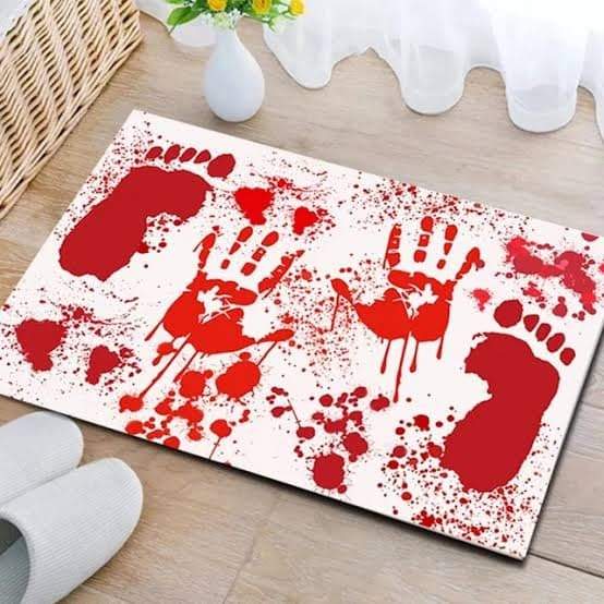 Horror Bloody Color-Changing Bath Mat