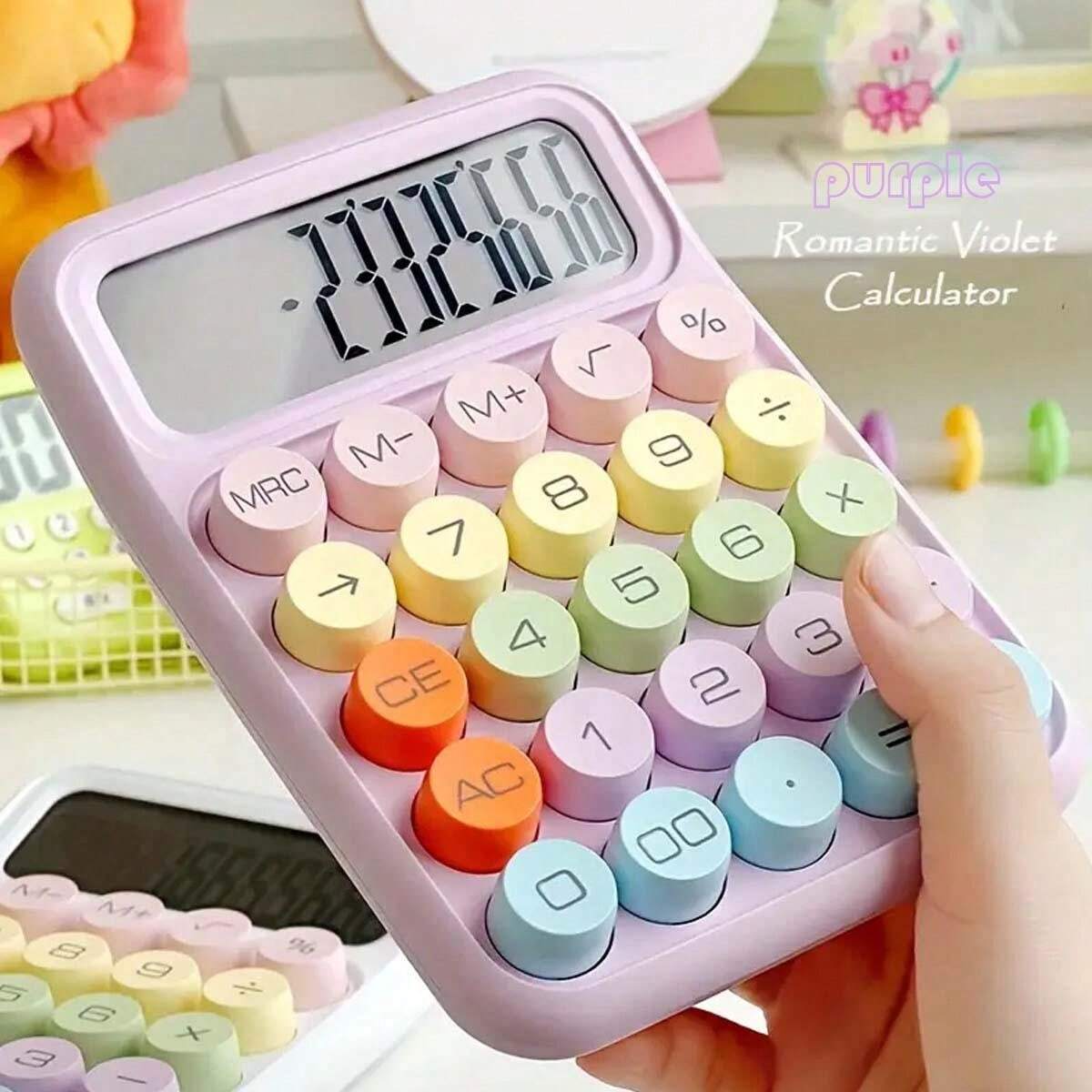 Retro Mechanical Keyboard Large Button Calculator