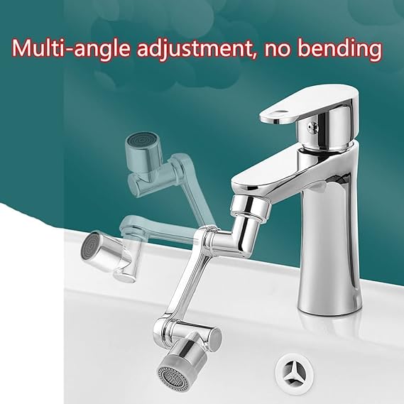 1080° Full-Motion Universal Faucet Head