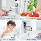 1080° Full-Motion Universal Faucet Head