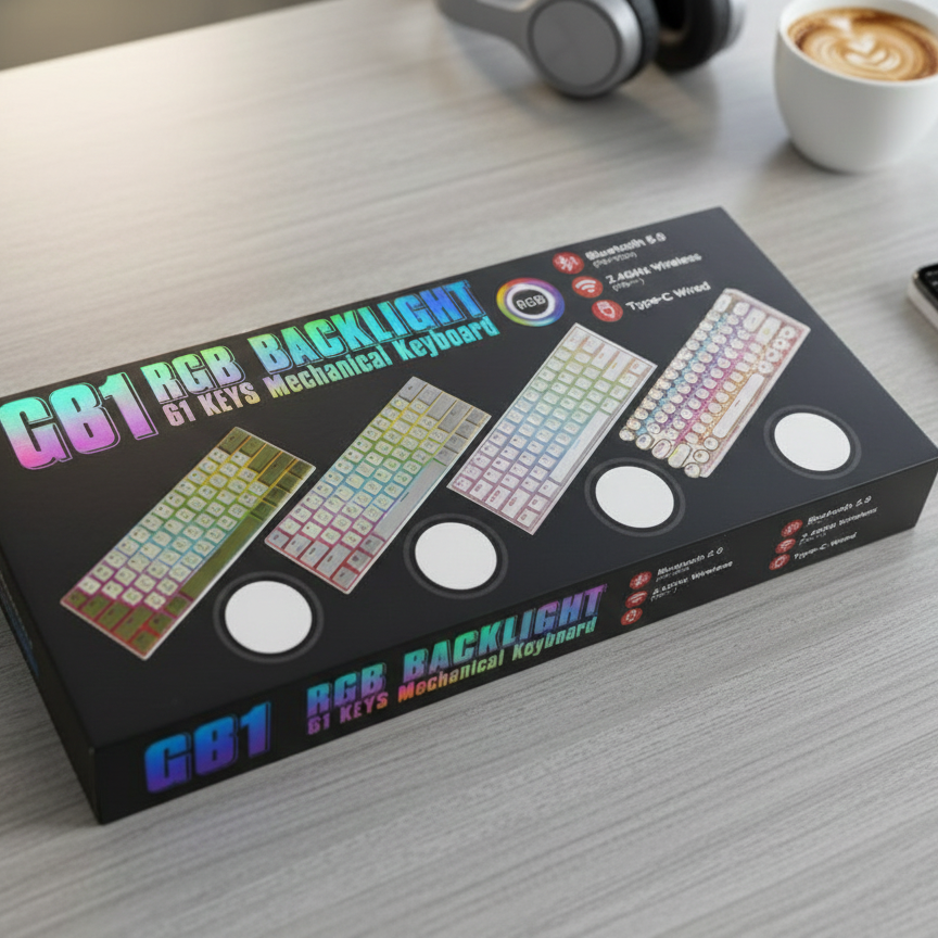 Pro Gamer 60% Wireless Mechanical Keyboard