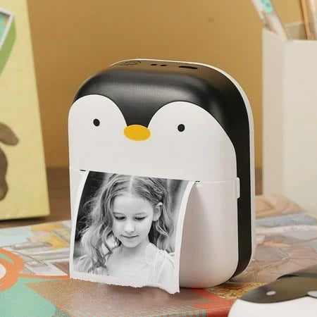 Rechargeable Mini Penguin Portable Printer