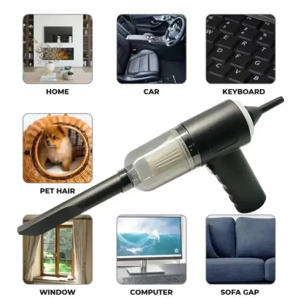 3-in-1 Handheld Mini Power Vacuum Cleaner