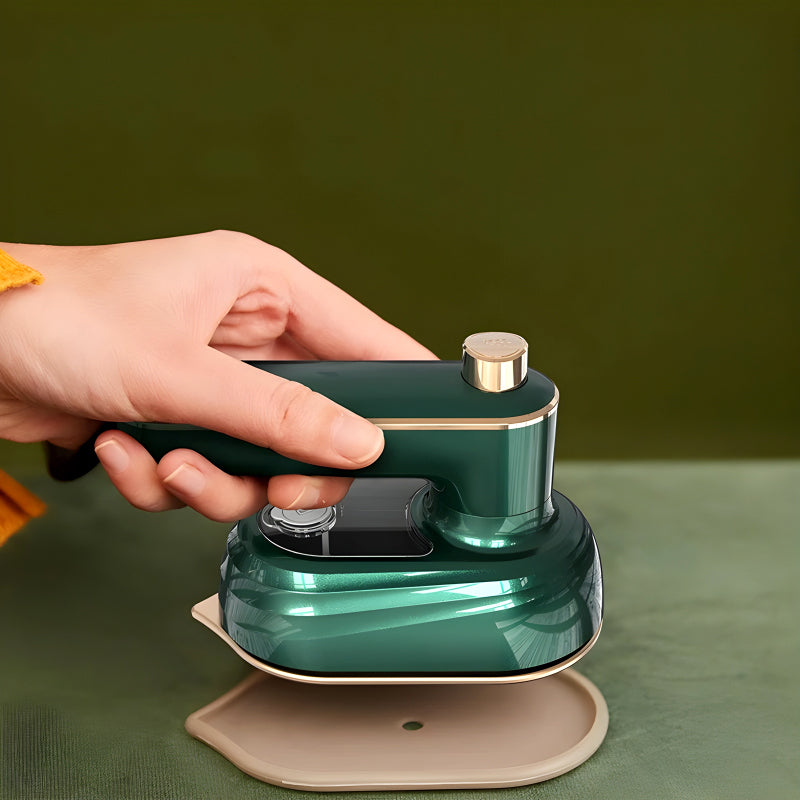 Mini Compact EV Porcelain Gold Electric Iron