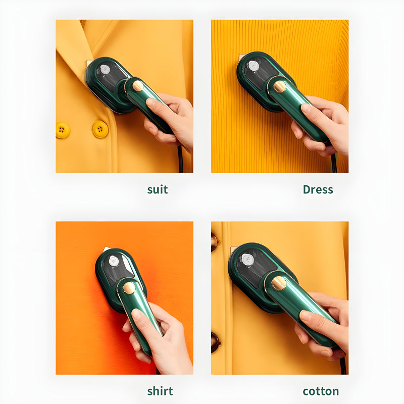 Mini Compact EV Porcelain Gold Electric Iron