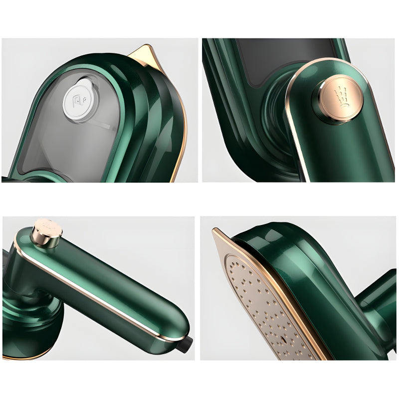 Mini Compact EV Porcelain Gold Electric Iron